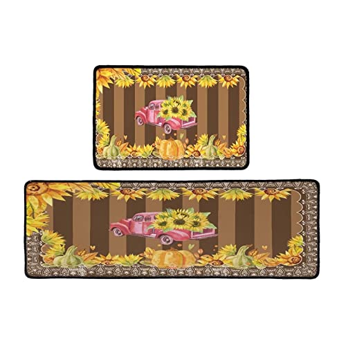 Sunflower Pumpkin Truck