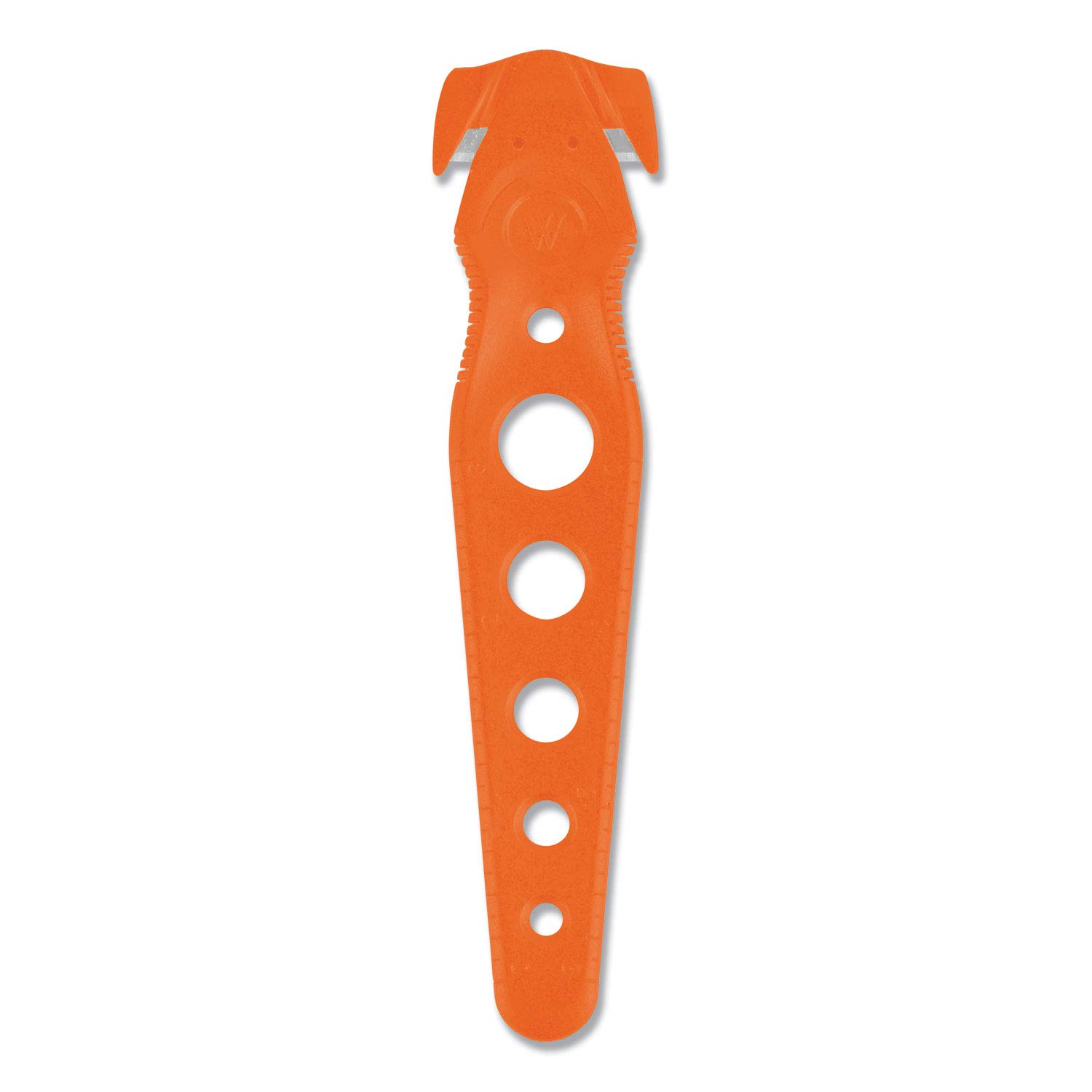 Westcott Safety Cutter 5.75 Inch - Orange Plastic Utility Knife with Retractable Blade - Pack of 5 (ACM17521) - Ideal for Office, School, Crafts & DIY Projects