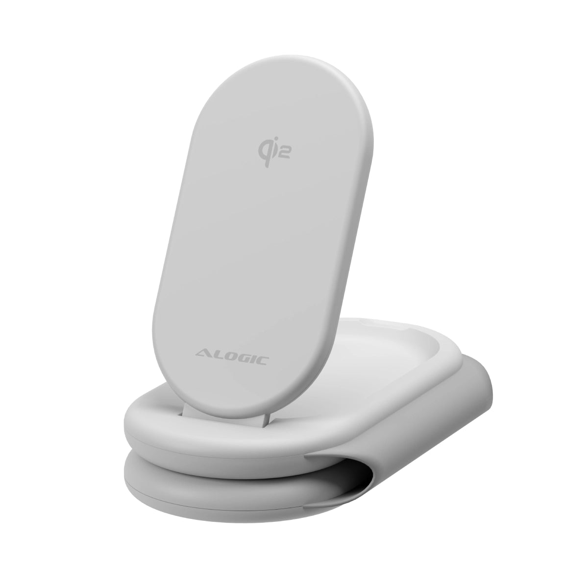 PackAway 3-in-1 Qi2 Fast Wireless Charger Stand for iPhone 15/14/13, Samsung Galaxy S23/S22, AirPods - Multi-Device Charging Station for Home, Office & Nightstand