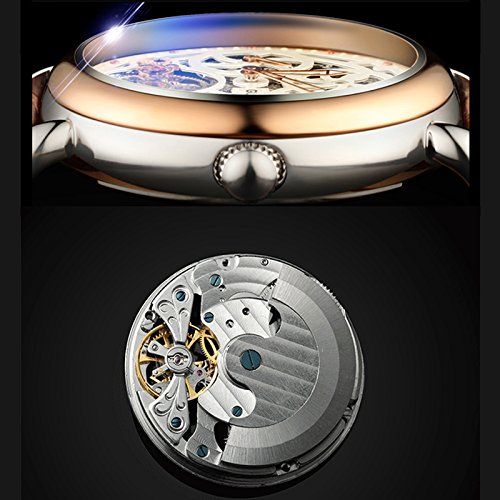 Carlien Luxury Tourbillon Automatic Mechanical Watch for Men - Antique Big Dial, Sapphire Crystal, Waterproof - Perfect for Business, Formal Events & Collectors