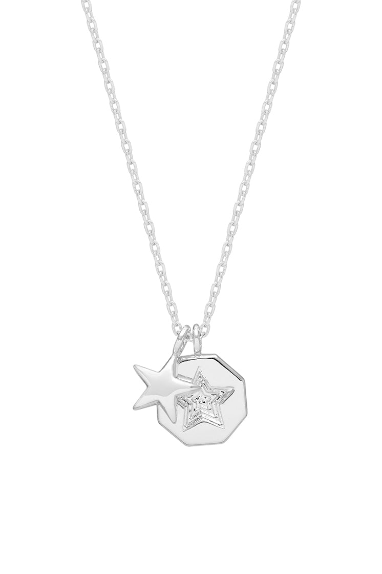 Star Concave Charm Necklace for Women - Elegant Celestial Jewelry Gift for Her | Perfect for Date Night, Anniversary & Special Occasions