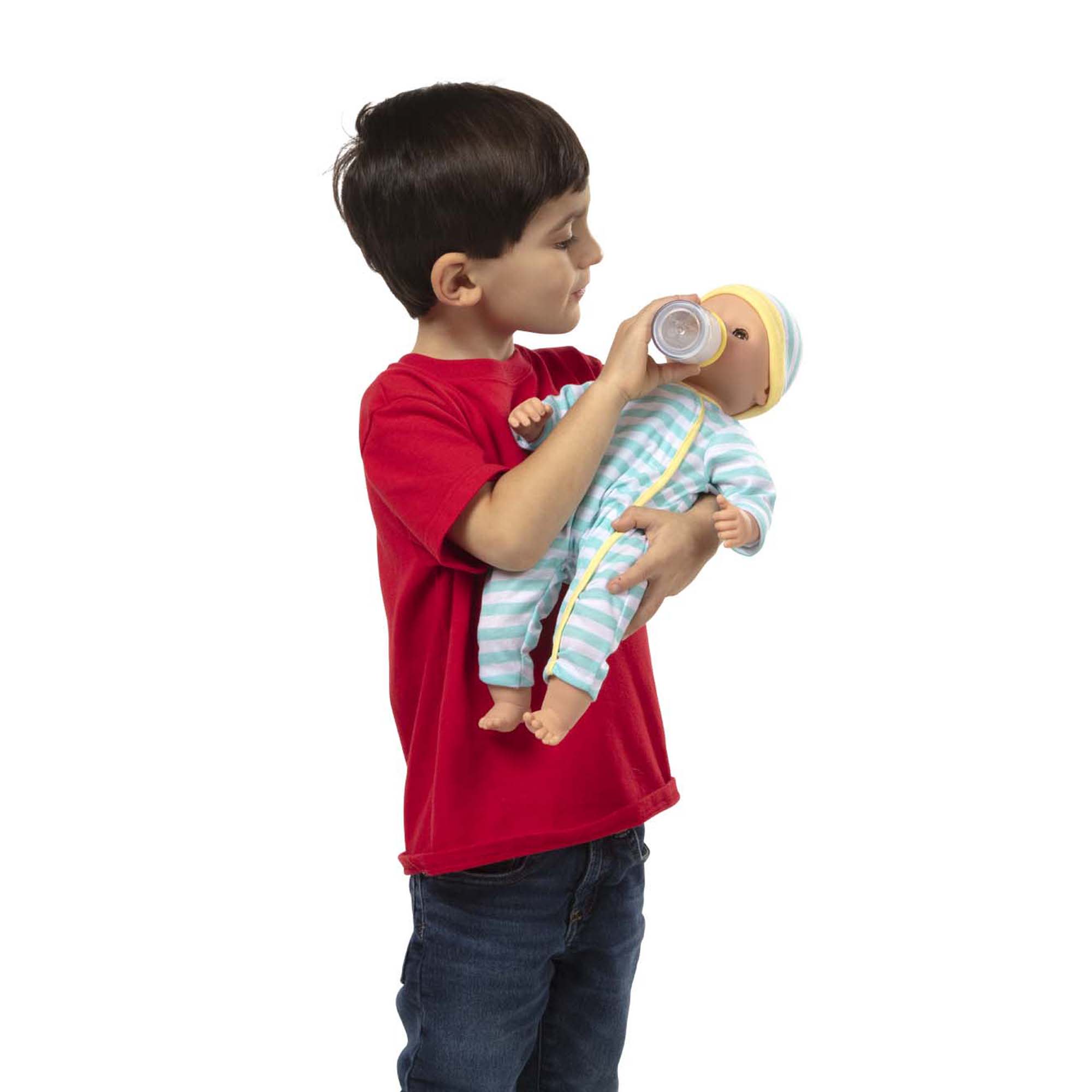 Mine to Love Baby Bassinet Play Set with Doll Accessories - Perfect for Pretend Play, Role Playing & Gift for Toddlers & Kids