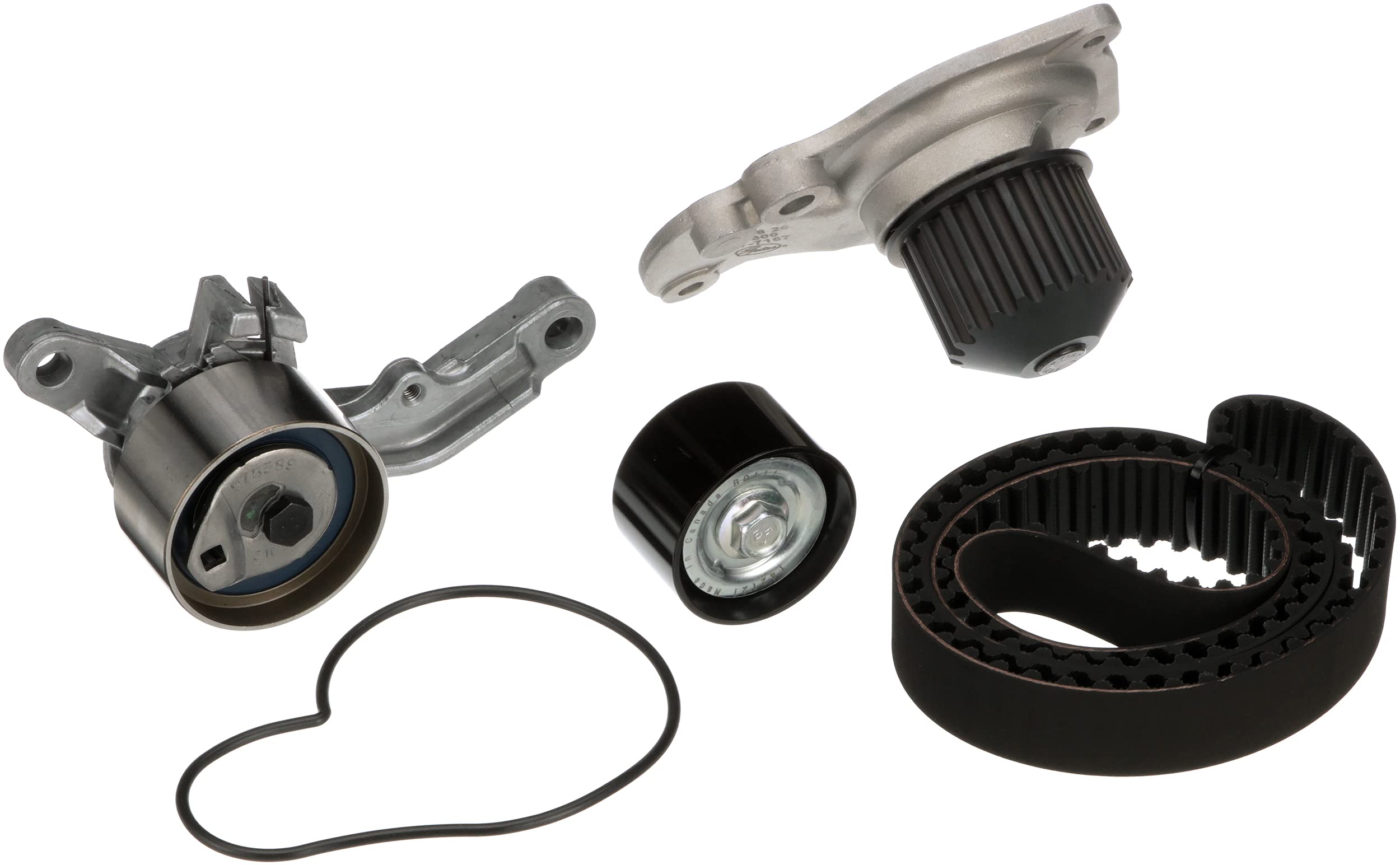 Gates TCKWP265C Engine Timing Belt Kit with Water Pump - Compatible with [Vehicle Models] - High-Performance Replacement for Smooth Engine Operation - Perfect for DIY Mechanics and Professional Auto Repairs