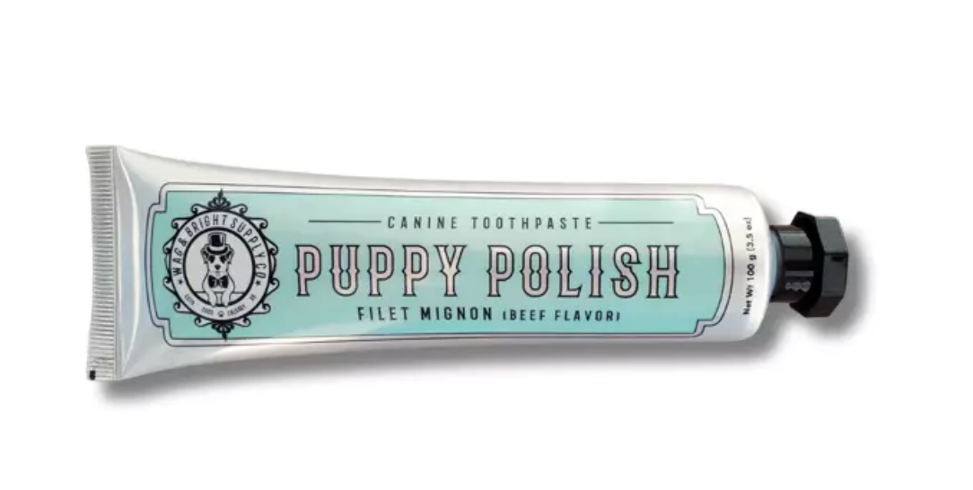 Wag & Bright Puppy Toothpaste for Dogs - Filet Mignon Flavor | Dog Dental Care for Fresh Breath & Healthy Teeth | Perfect for Puppy Teeth Cleaning & Oral Hygiene