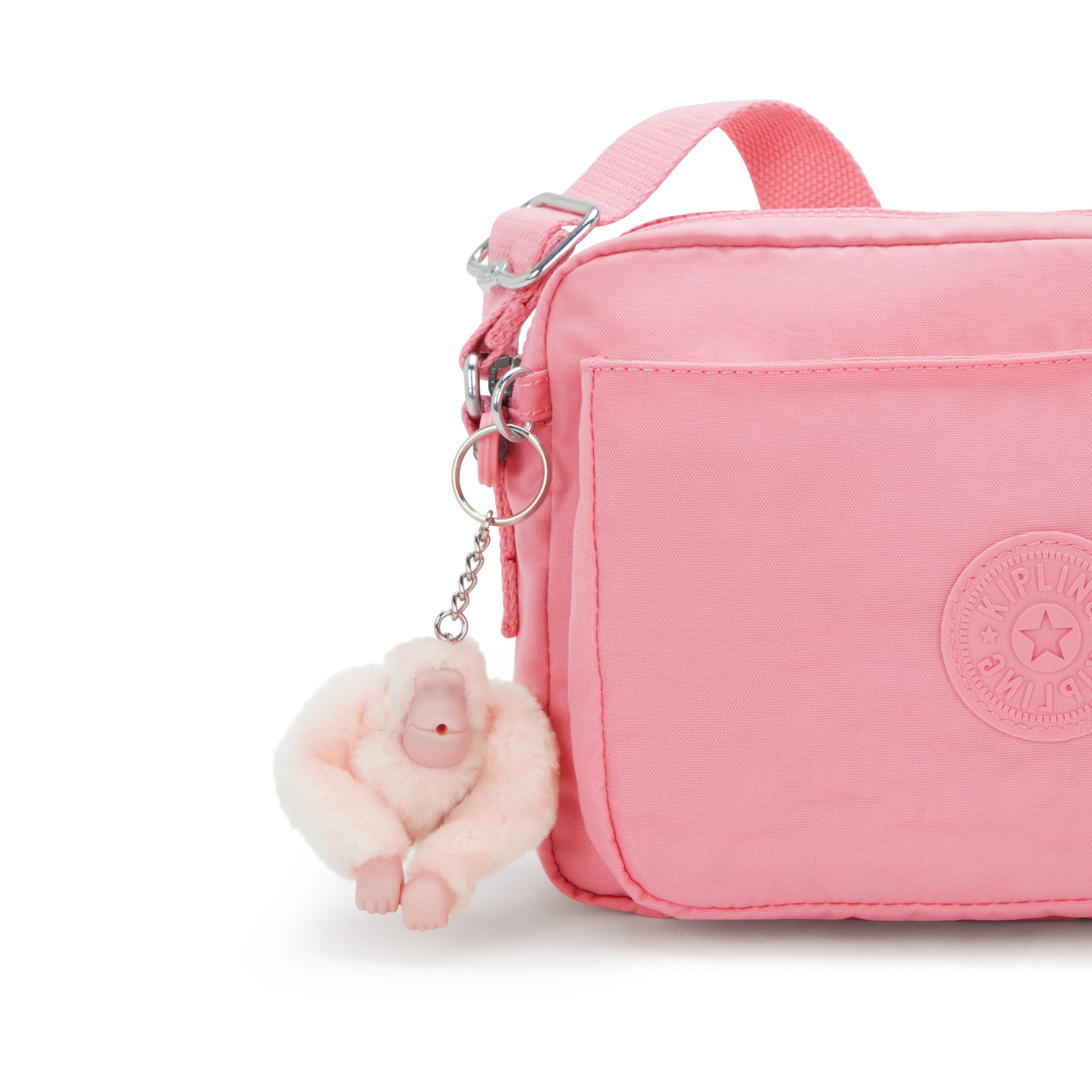 Kipling Abanu Medium Crossbody Bag - Stylish & Lightweight Shoulder Bag for Women, Perfect for Travel, Work & Everyday Use | Enjoyable Blush Pink Color