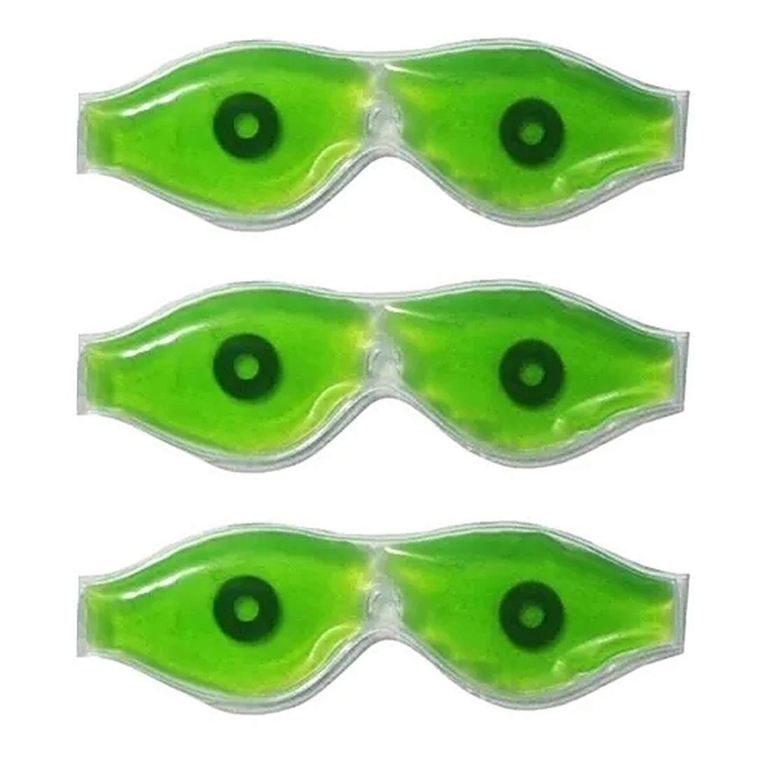 SULTAN Aloe Vera Cooling Gel Eye Mask (3-Pack) - Soothing Relief for Puffy Eyes, Dark Circles & Stress - Perfect for Travel, Work & Relaxation