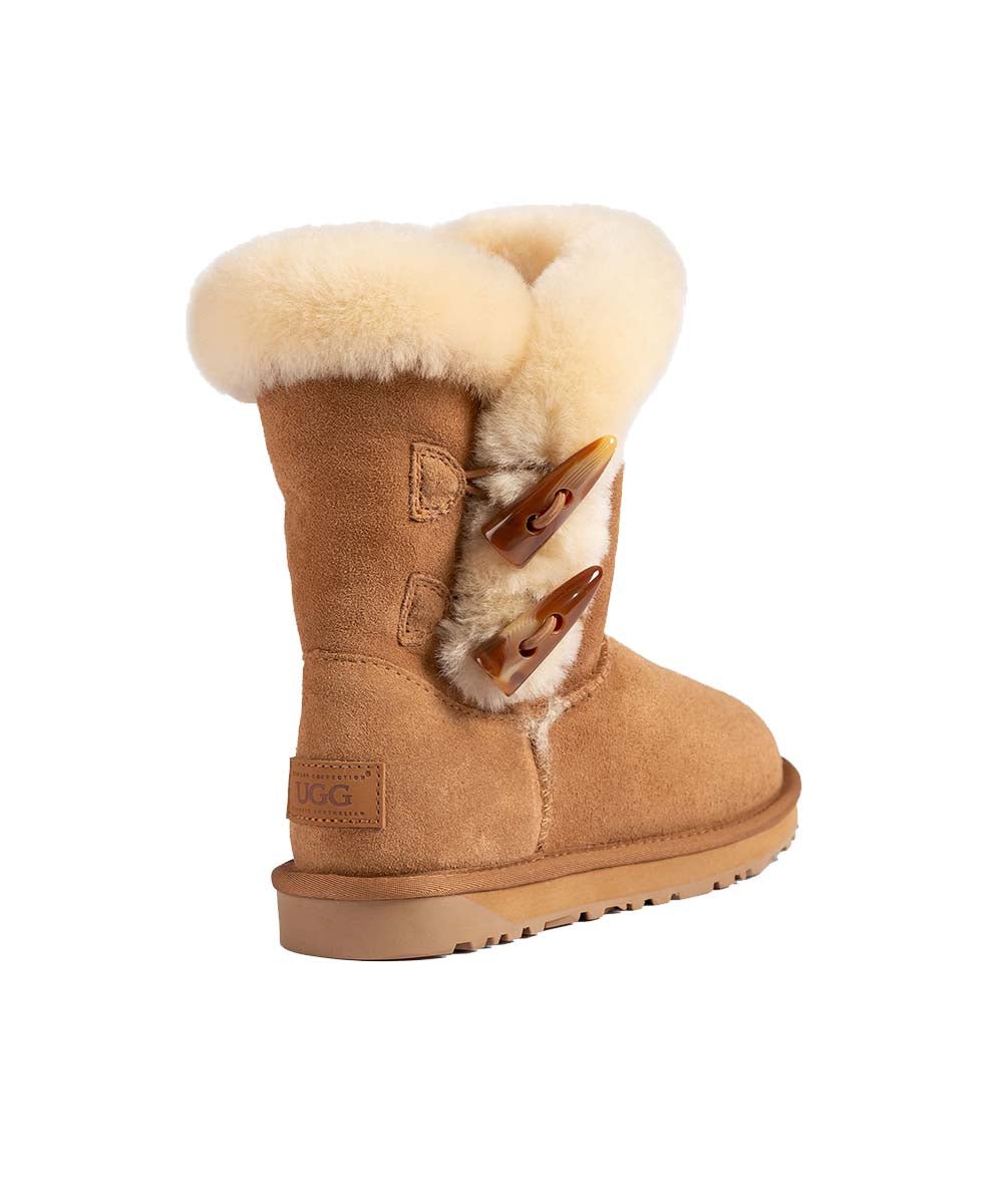 Women's UGG Claire Boot - Cozy Winter Snow Boots with Shearling Lining for Warmth & Comfort - Perfect for Cold Weather, Outdoor Activities & Casual Wear