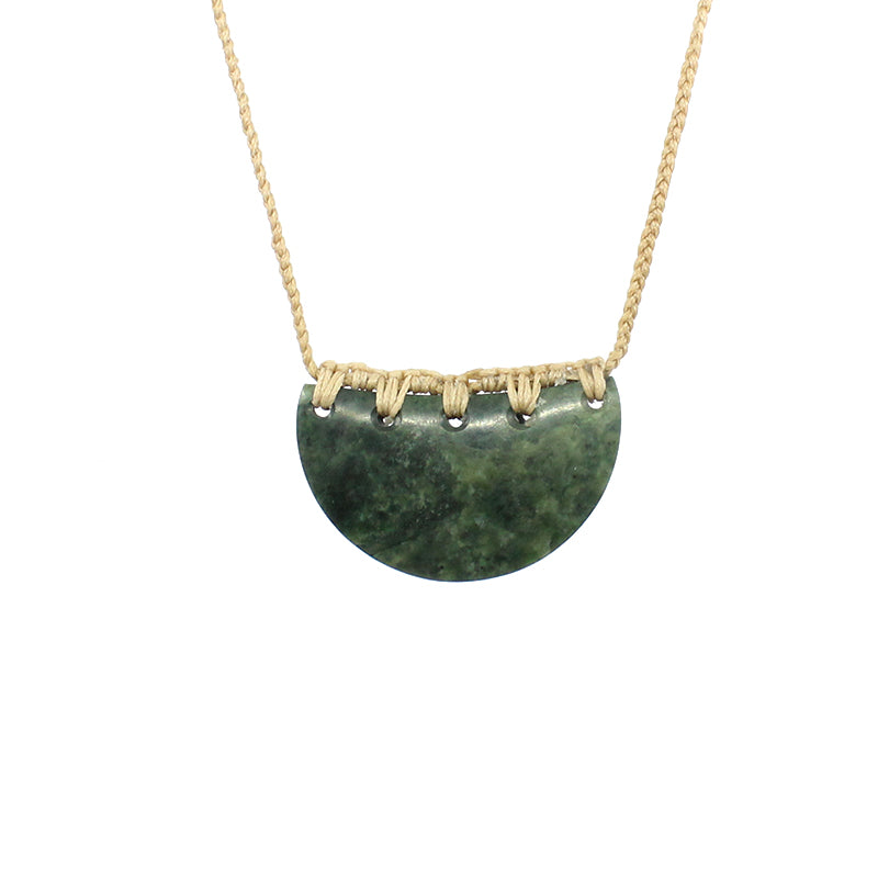 Small Breastplate Pounamu Pendant - Authentic New Zealand Greenstone Necklace for Women & Men | Perfect for Everyday Wear, Gifts & Spiritual Protection