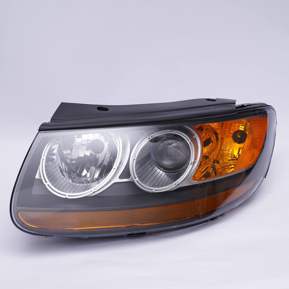Gdrasuya10 HID Projector Headlights Pair Set for 2007-2012 Hyundai Santa Fe - Driver & Passenger Side Headlamp Assembly - Durable Replacement Headlights for Night Driving & Off-Road Use