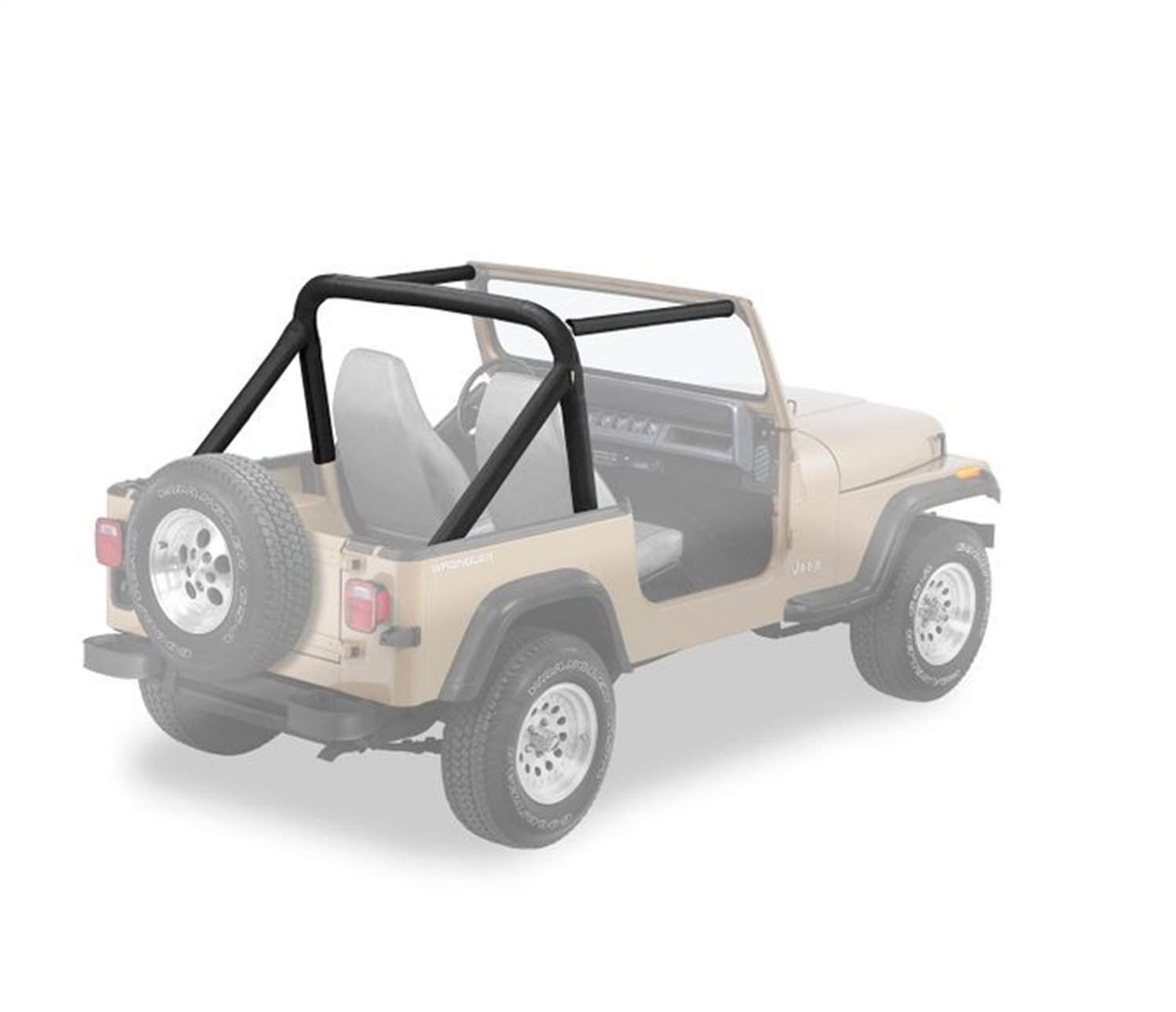 Bestop 8000815 Black Denim Sport Bar Cover - Heavy Duty Jeep Wrangler Accessory for Off-Road Protection & Style | Perfect for Outdoor Adventures & Daily Driving