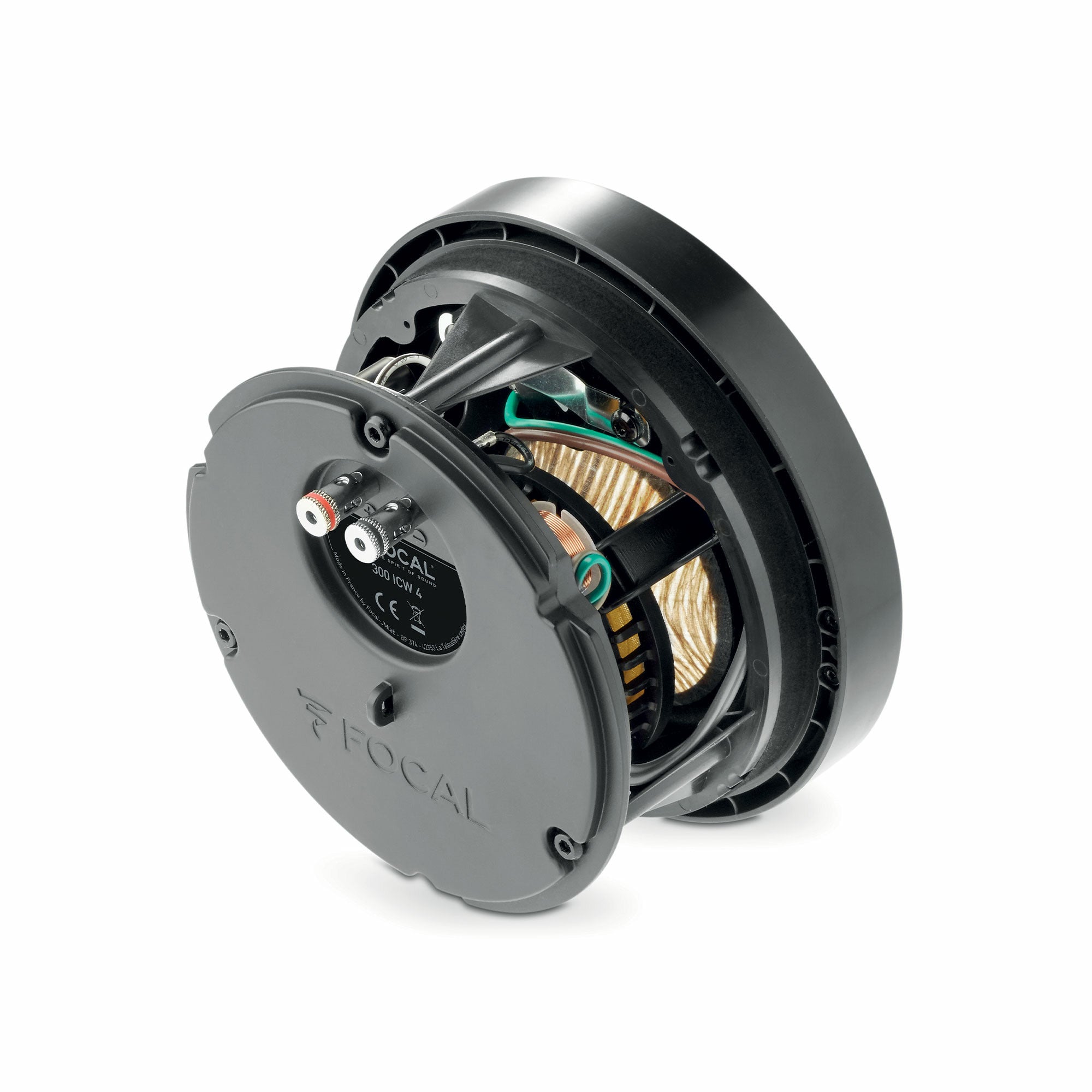Focal 300 ICW4 In-Ceiling Speaker - High Performance Home Audio System for Surround Sound & Music - Perfect for Living Rooms, Home Theaters & Multi-Room Audio