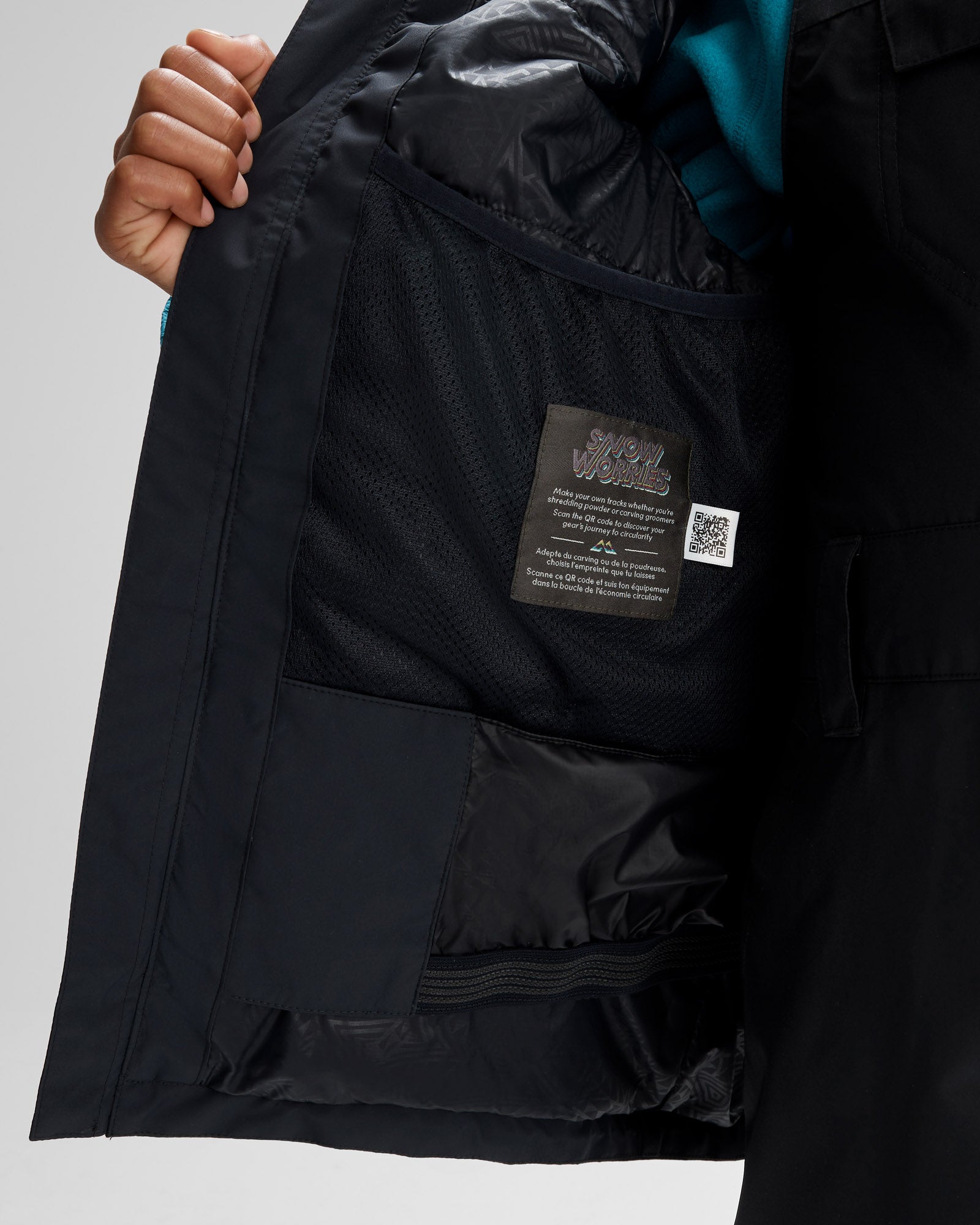 PWDR Days Boys' 2L Insulated Snow Jacket - Waterproof Winter Coat for Kids in Meteor/Eddy - Perfect for Skiing, Snowboarding & Outdoor Winter Activities