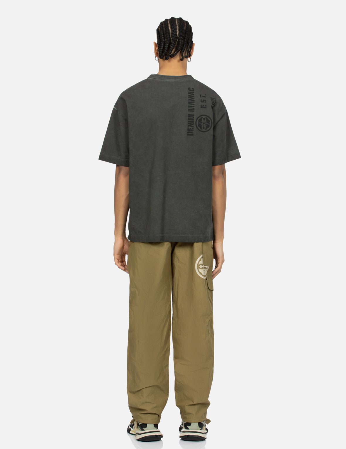 Asymmetric Multi-Pocket Loose Fit Cargo Pants for Men - Comfortable Tactical Work Pants for Hiking, Travel & Outdoor Activities