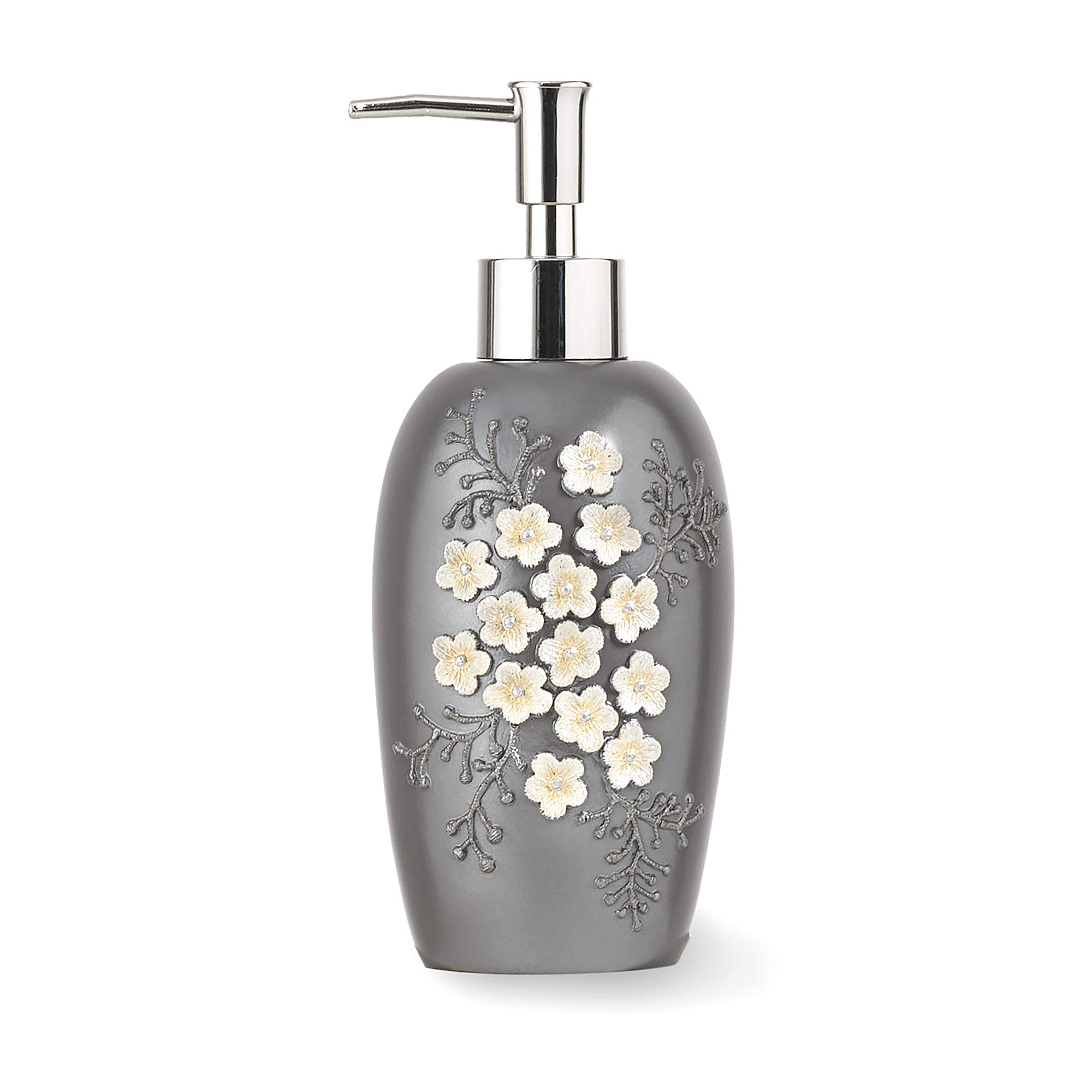 Bloomfield Grey Bath Lotion Pump - Premium Hand Soap Dispenser for Bathroom Sink, Shower & Spa - Elegant & Durable Design for Home & Commercial Use