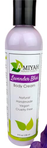 Organic Shea Butter Lotion 8 oz - Moisturizing Body Cream for Dry Skin, Handmade Natural Lotion with Shea Butter for Hands, Feet & Body Care by Amiyah Natural Products | Perfect for Daily Hydration, Massage & Spa Treatments