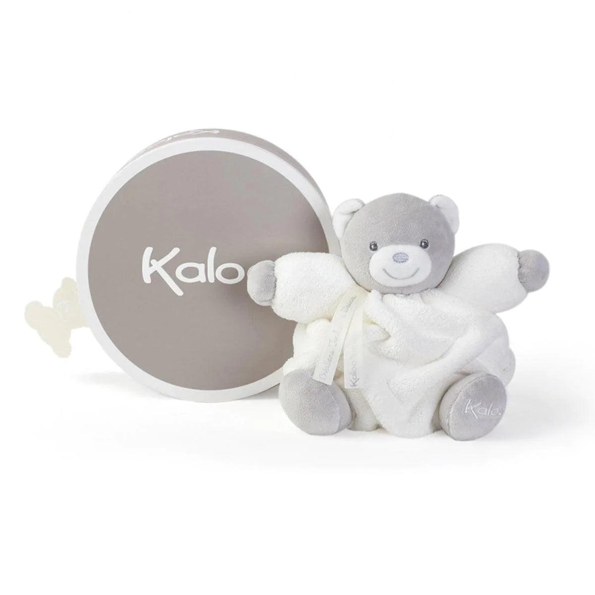 Kaloo Chubby Bear Soft Plush Stuffed Animal Toy - Small Cream Color | Perfect Baby Shower Gift & Nursery Decor