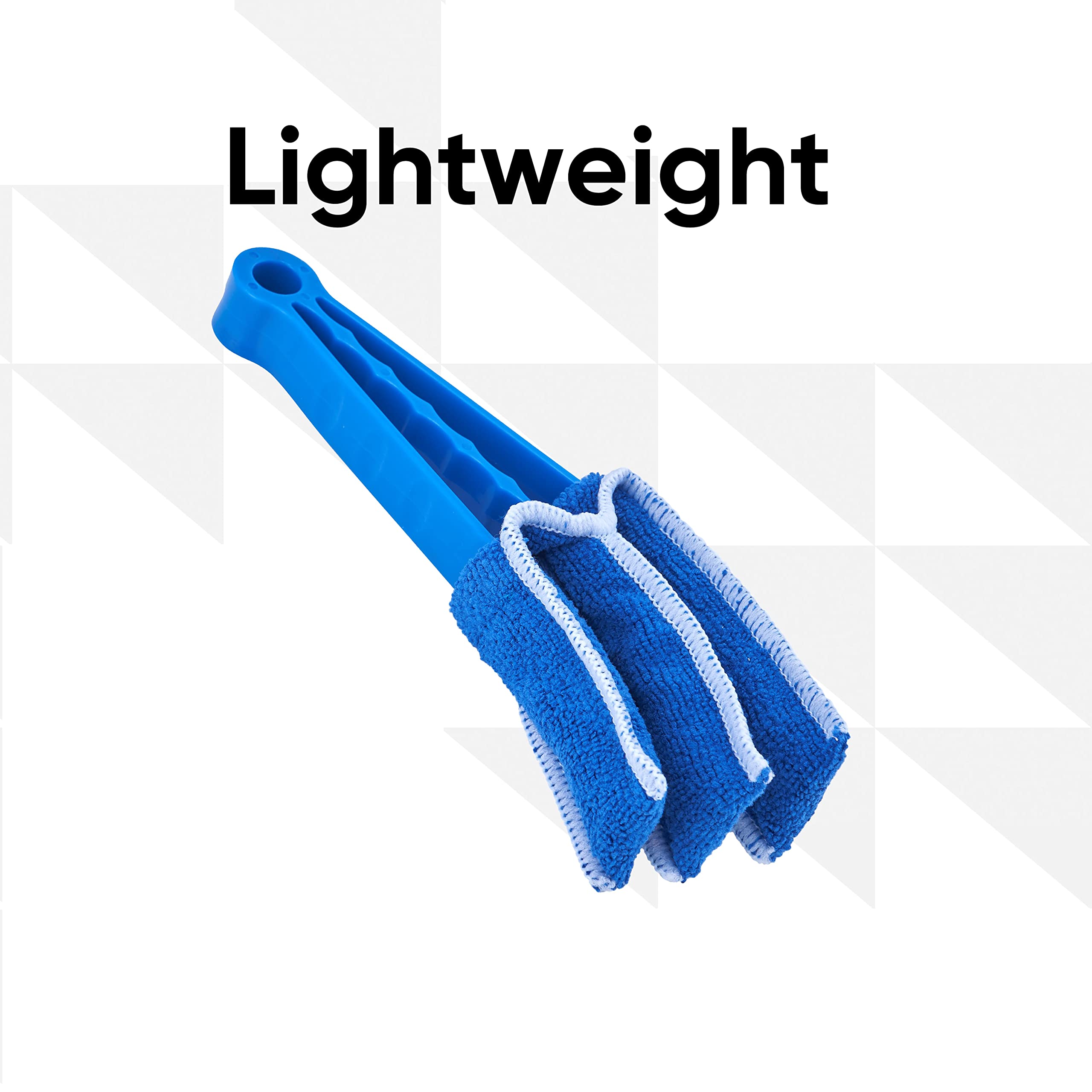 Superio Microfiber Blind Cleaner Duster Tool - Fan Blade & Air Duct Cleaning Kit with Washable Sleeve for Window Blinds, Vents, Shutters & Ceiling Fans - Perfect for Home, Office & HVAC Maintenance