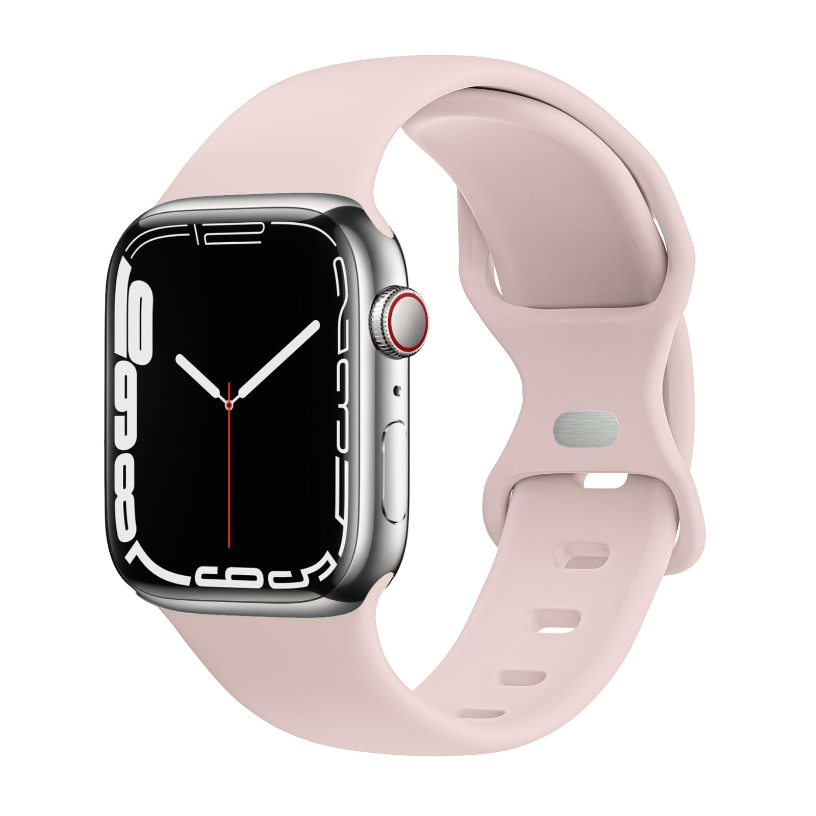 Premium Soft Silicone Sport Band for Apple Watch Series 1-9, Ultra 2, SE - Compatible with 38mm 40mm 41mm 42mm 44mm 45mm 49mm - Durable Replacement Strap for Women & Men - Perfect for Workouts, Running & Everyday Wear