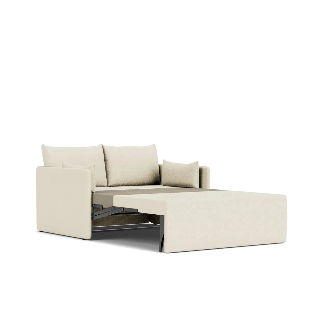 Convertible Offset Sofa Bed with Storage - Modern Sleeper Sofa for Small Spaces - Perfect for Apartments, Guest Rooms & Home Offices