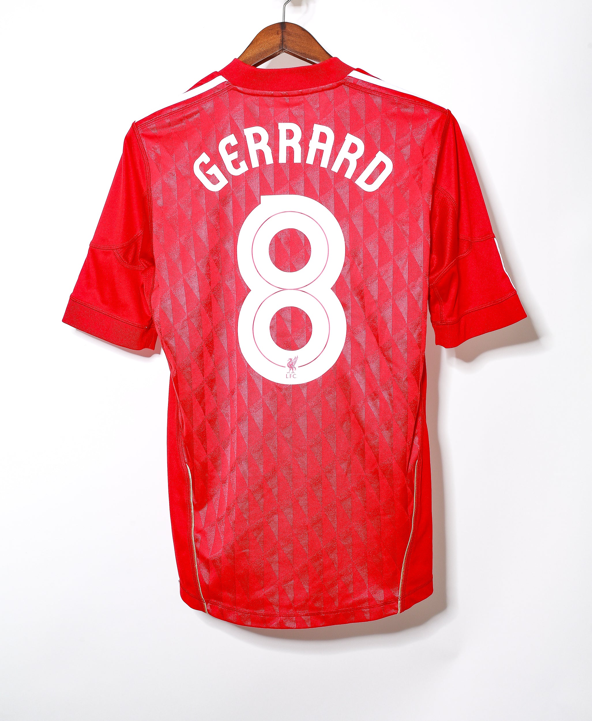 2010-2011 Liverpool FC Home Jersey Steven Gerrard #8 Replica Soccer Shirt (Size S) - Perfect for Match Days, Fan Collections & Football Gifts