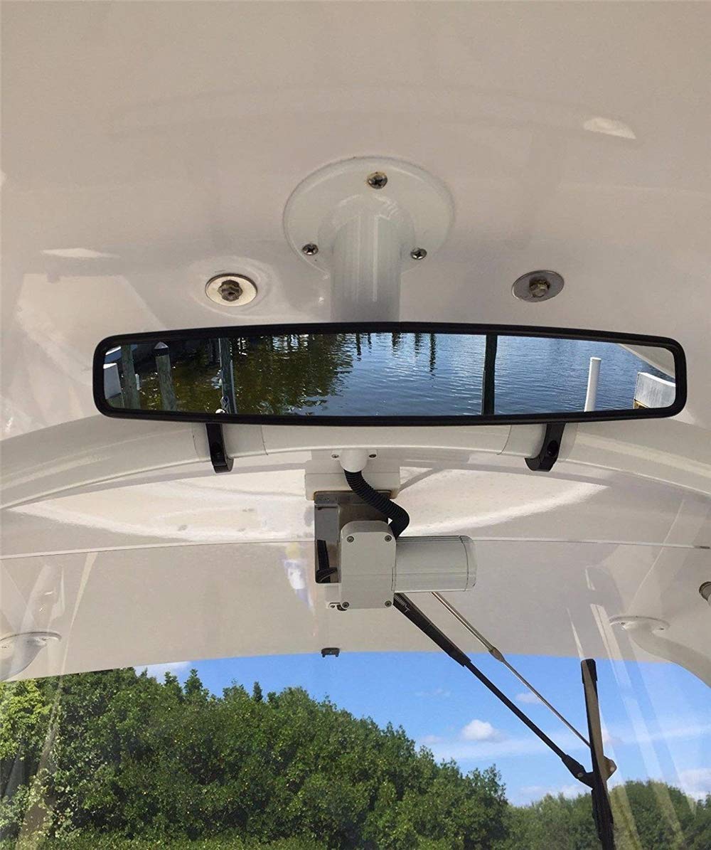 HTTMT Universal UTV Side & Rear View Mirror with Grab Handle - Compatible with Rhino, Viking, Wolverine, YXZ - Fits 2