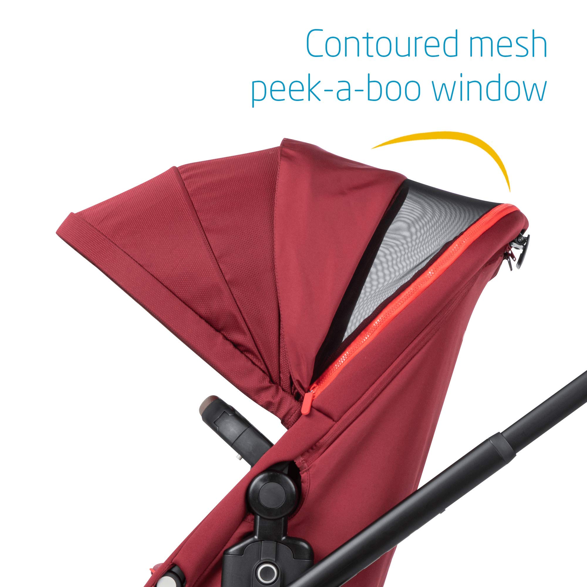 Maxi-Cosi Tayla Lightweight Modular Stroller - Reversible Seat (Parent or World Facing) in Essential Red | Compact Travel Stroller for Newborns & Toddlers | Perfect for City Walks, Shopping & Air Travel