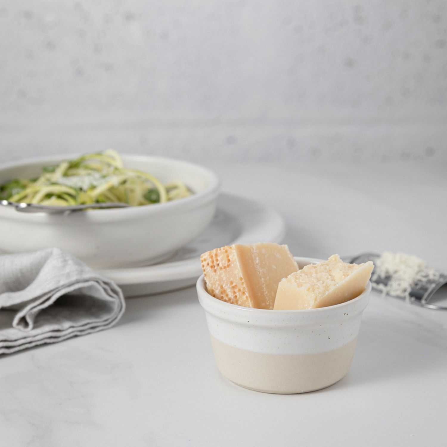CASAFINA Fattoria Ramekin Set - 6-Piece Ceramic Baking Dishes for Crème Brûlée, Soufflé & Desserts - Oven & Microwave Safe Stoneware Ramekins - Perfect for Home Baking, Entertaining & Gift Giving