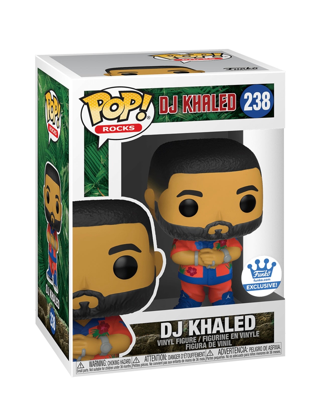 DJ Khaled Pop! Vinyl Figure #238 - Funko Pop! Collectible - Perfect for Music Fans & Pop Culture Collectors - Great Gift for Birthdays, Parties & Home Decor