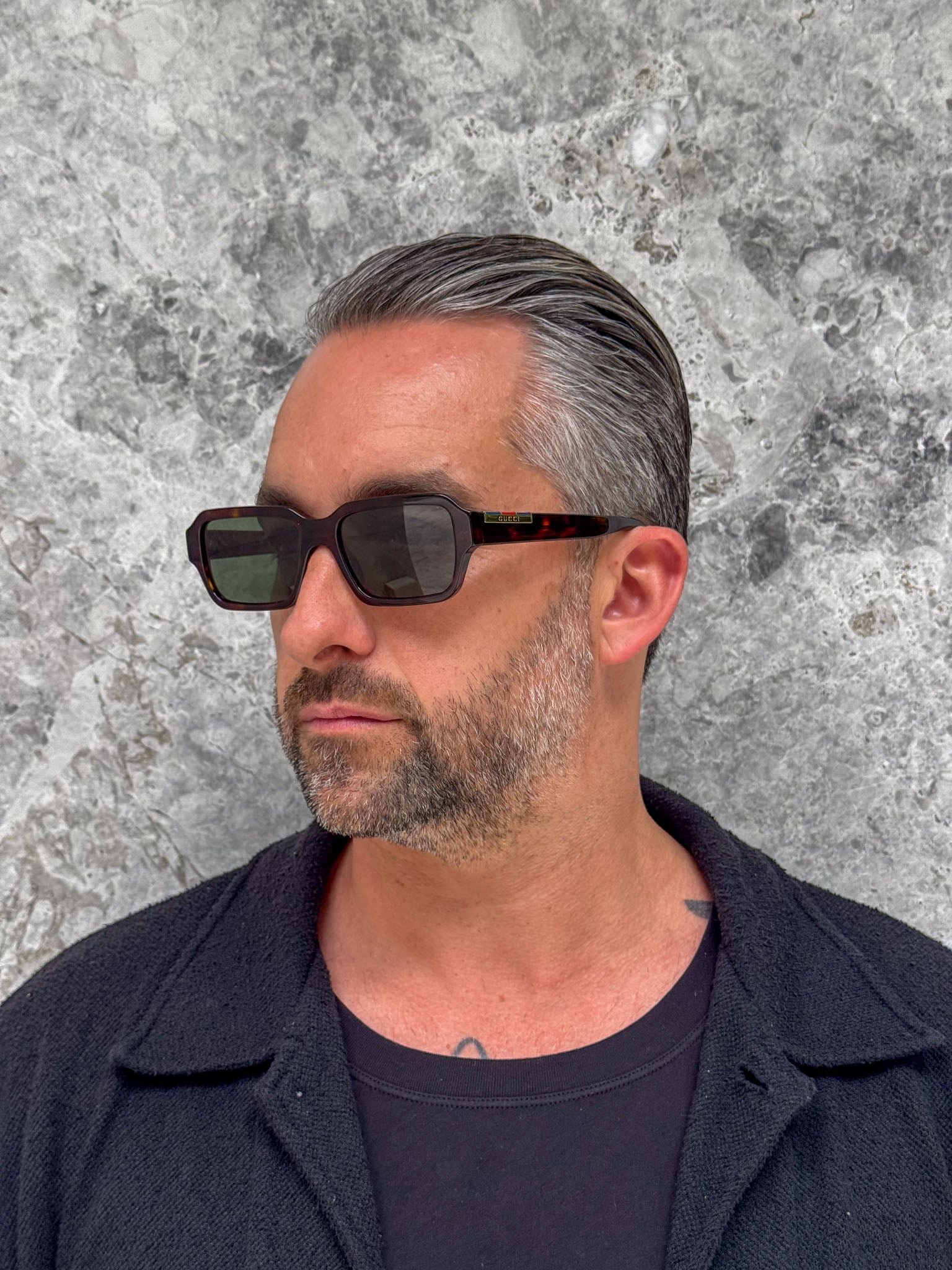 Gucci GG 1887 002 Tortoise Sunglasses - Classic Designer Shades for Women & Men - Perfect for Beach, Driving & Fashion Outfits