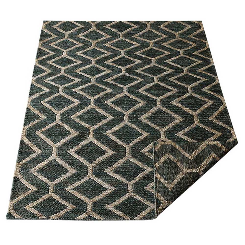 Handmade Spiral Hand Knotted Wool Rug - Boho Chic Area Rug for Living Room, Bedroom & Home Decor | Non-Slip Durable Floor Carpet