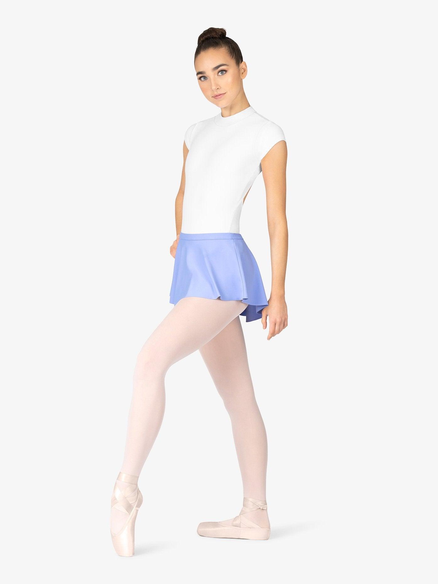 MARIIA Girls High Low Pull On Skirt - Elegant Crown Design for Parties, School, and Special Occasions