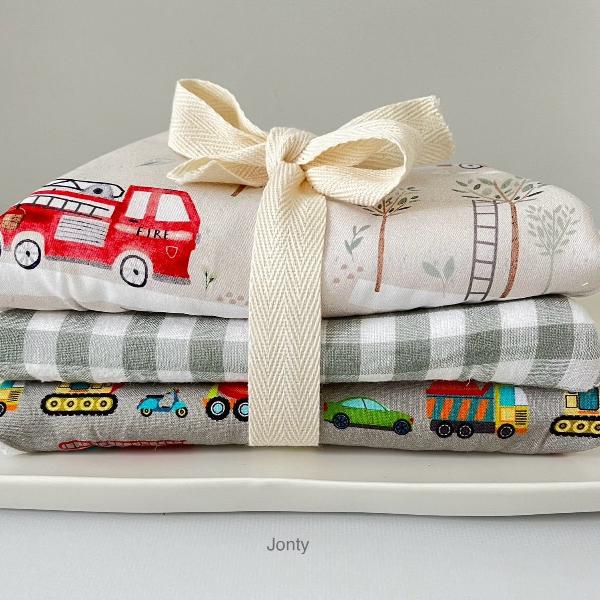 3-Pack Baby Dribble Bibs - Soft Absorbent Drool Bibs for Infants & Toddlers - Perfect for Feeding, Teething & Everyday Use
