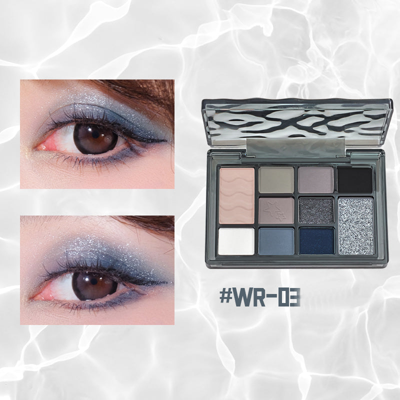 Shedella Water Ripple Earth Tone Eyeshadow Palette - 12 Matte & Shimmer Neutral Eyeshadows for Everyday Makeup | Perfect for Day to Night Looks, Bridal & Party Makeup