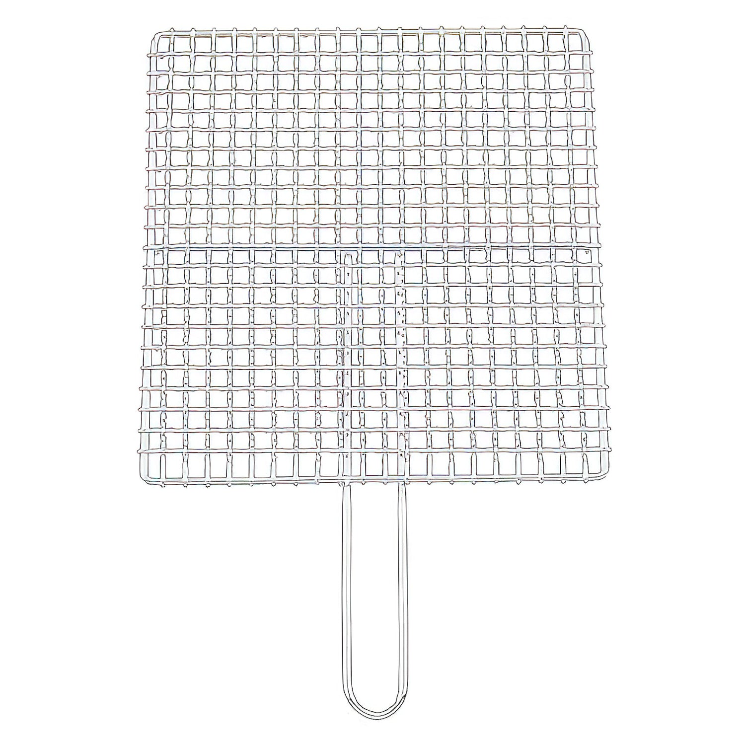 Premium EBM Stainless Steel BBQ Grill Mesh with Single Handle - Heavy Duty Grill Grate for Outdoor Cooking, Camping & Backyard Barbecues