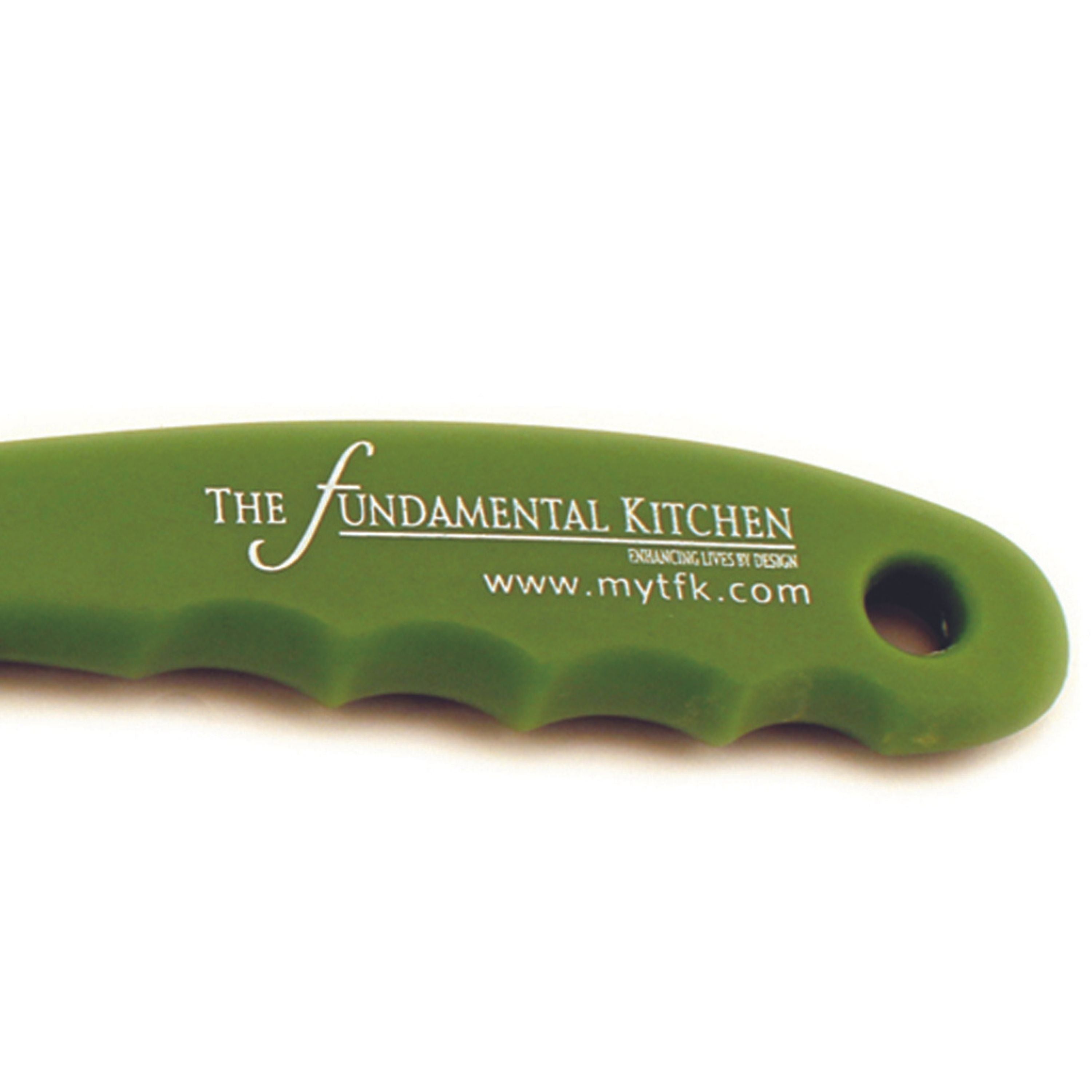 BergHOFF TFK Green Lettuce Knife - 7 Inch Plastic Lettuce Cutter for Salads, Vegetables & Fruits | Perfect for Kitchen, Picnics & Food Prep