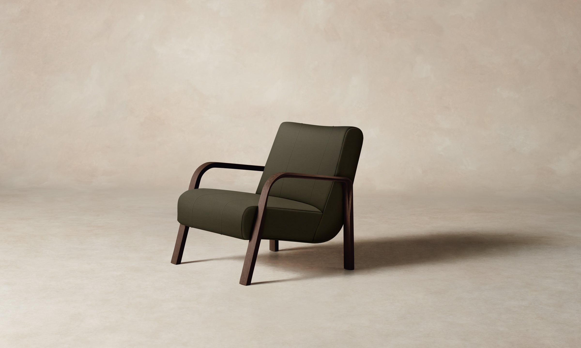 Premium Pebbled Leather Felix Chair in Truffle Brown - Stylish & Comfortable Seating for Home Office, Living Room, or Lounge