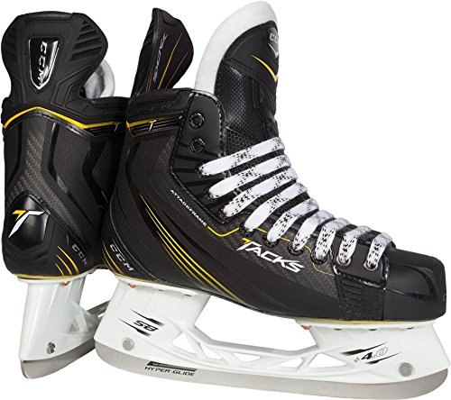 CCM Tacks Sr. Ice Hockey Skates Size 6 D - Professional Performance Skates for Men's Competitive Hockey Games & Ice Training