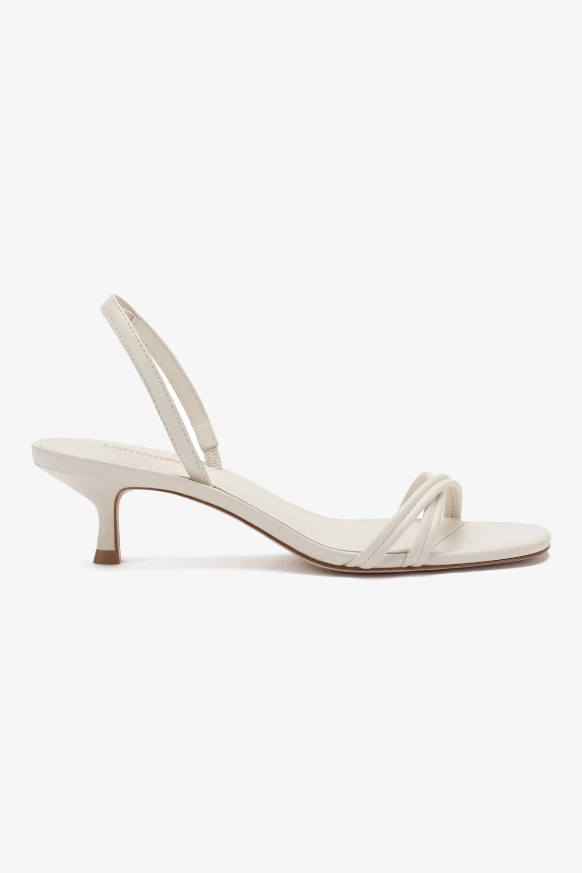Mini Annie Sandal in Ivory Leather - Women's Comfortable Casual Sandals for Summer, Beach, and Everyday Wear
