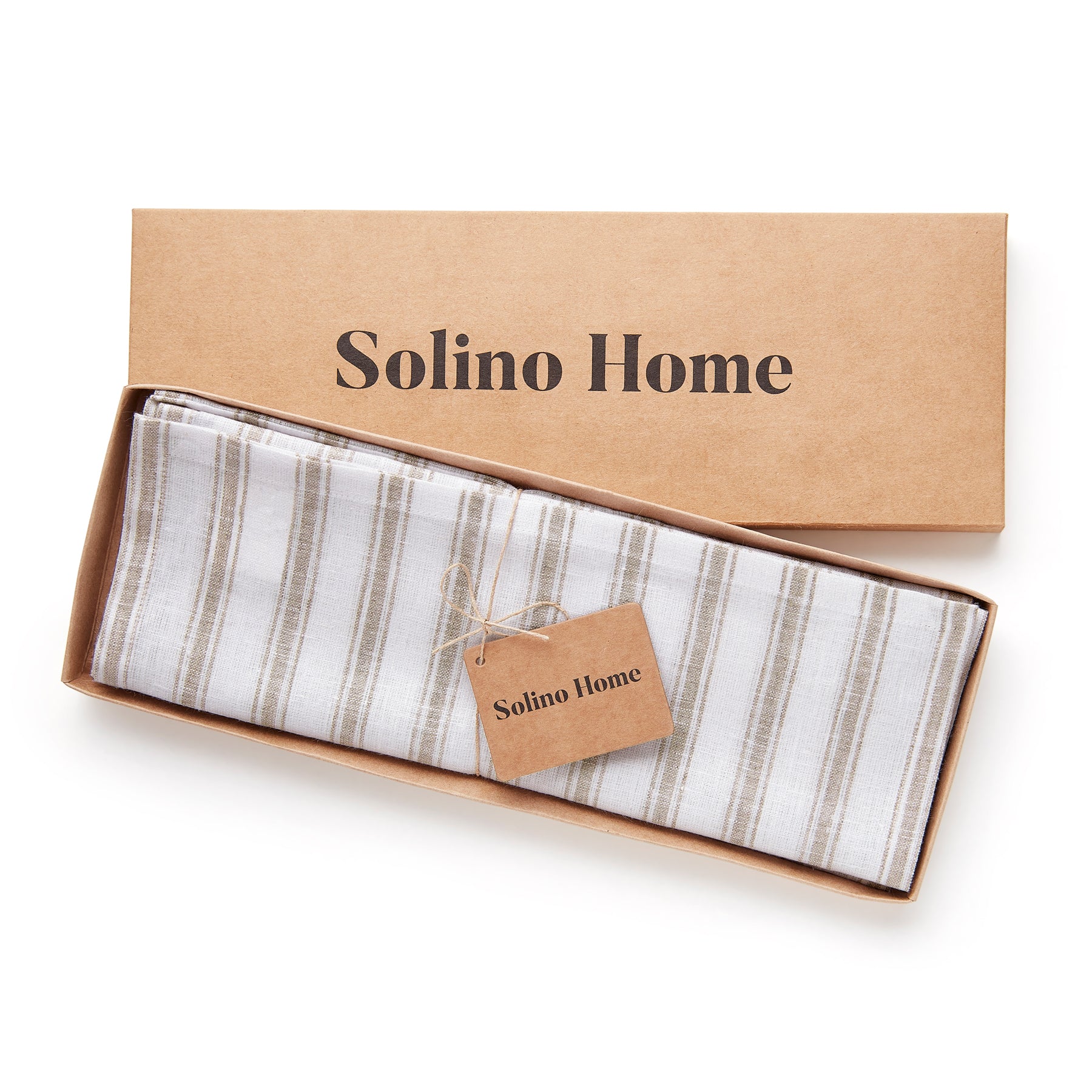 Stylish Capri Ticking Stripe Placemats - Set of 4 Cotton Table Mats for Dining & Kitchen Decor - Perfect for Farmhouse, Coastal, or Modern Home Settings