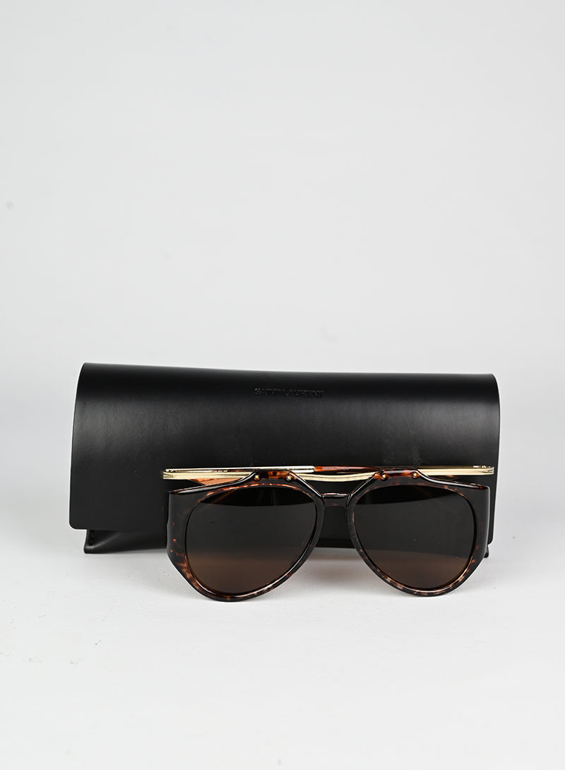 Saint Laurent Tortoiseshell Sunglasses - Luxury Designer Shades for Women & Men | Perfect for Beach, Travel & Fashion Outfits