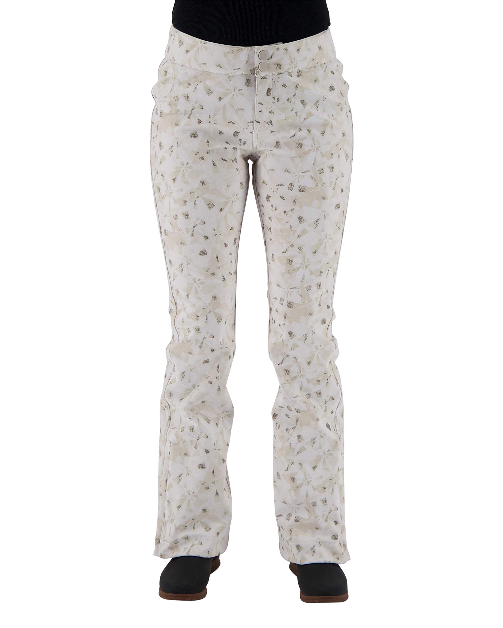 Obermeyer Women's Printed Bond Pants - Comfortable Stretch Work Pants for Office, Business Casual & Travel