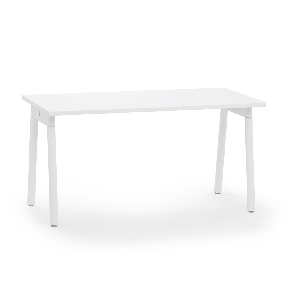 Series A Single Desk - Modern Minimalist Writing Desk for Home Office, Study & Workspace - Perfect for Remote Work, Online Learning & Small Spaces