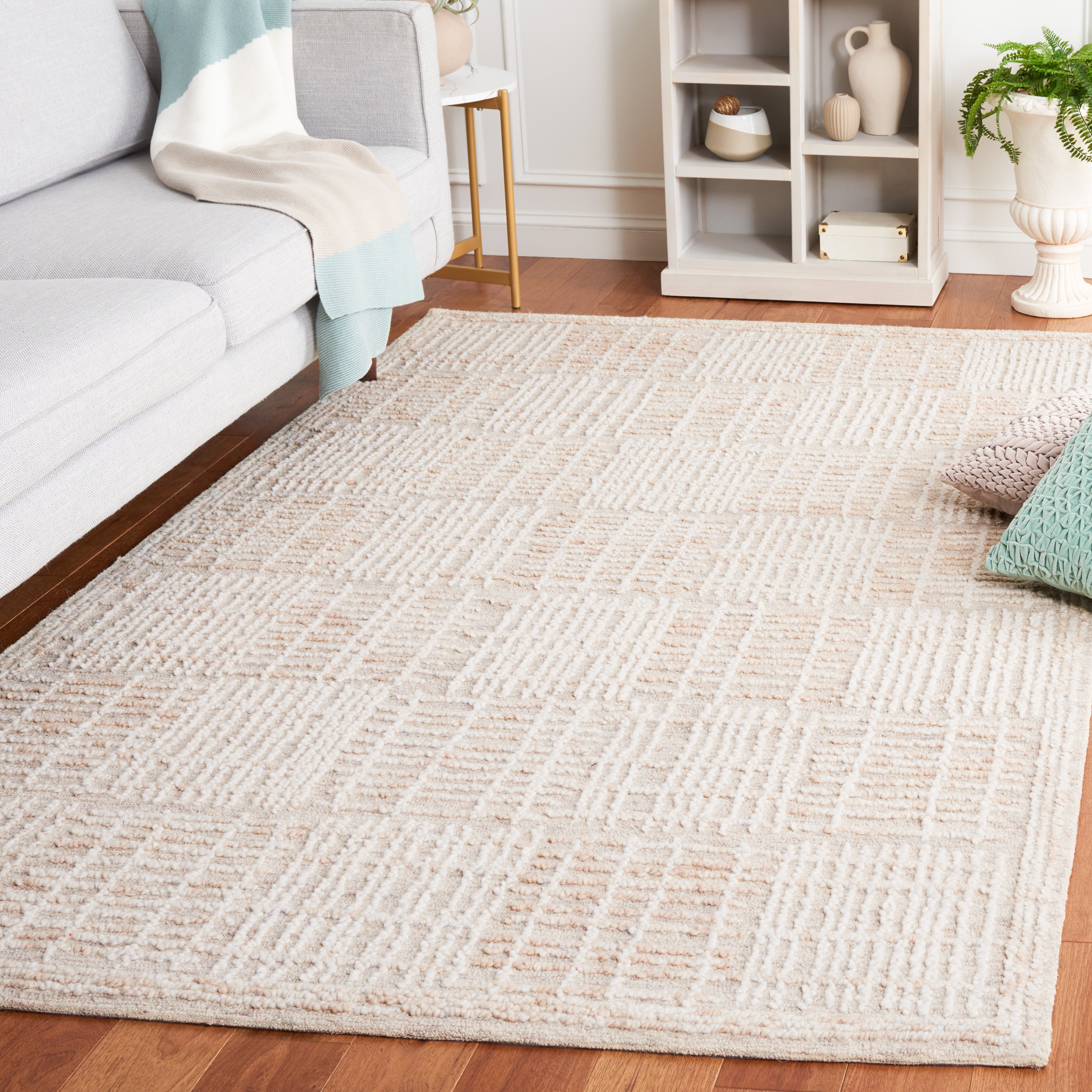 Abstract 275 Rug | Safavieh ABT275 - Modern Geometric Area Rug for Living Room, Bedroom & Office - Soft & Durable Home Decor