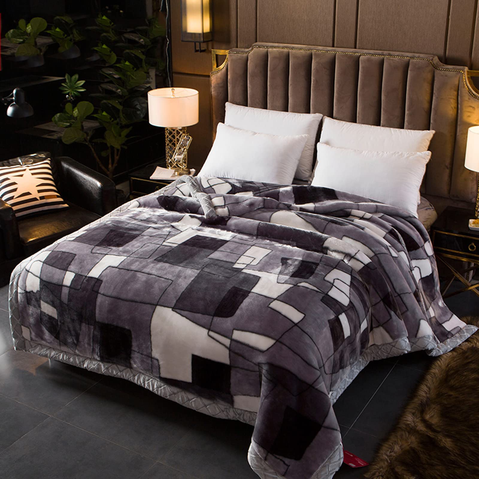 LGYKUMEG 9Ib Weighted Blanket King Size 79