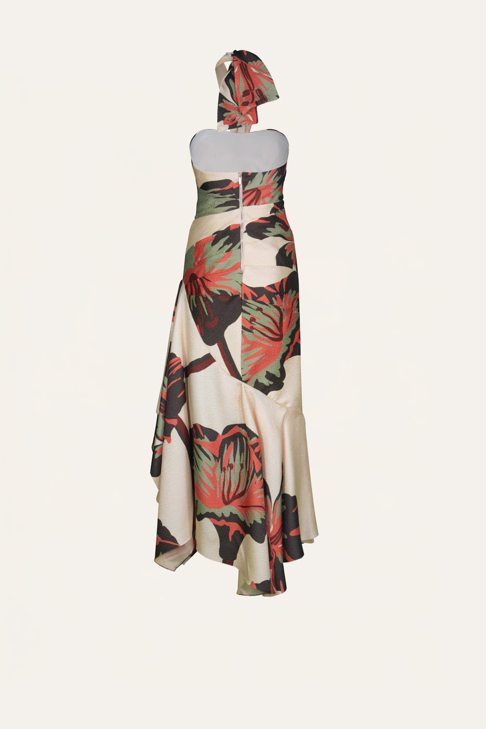 Sol De Jade Dress - Elegant Floral Maxi Dress for Women, Summer Beach Wedding Party Wear, Boho Chic Style