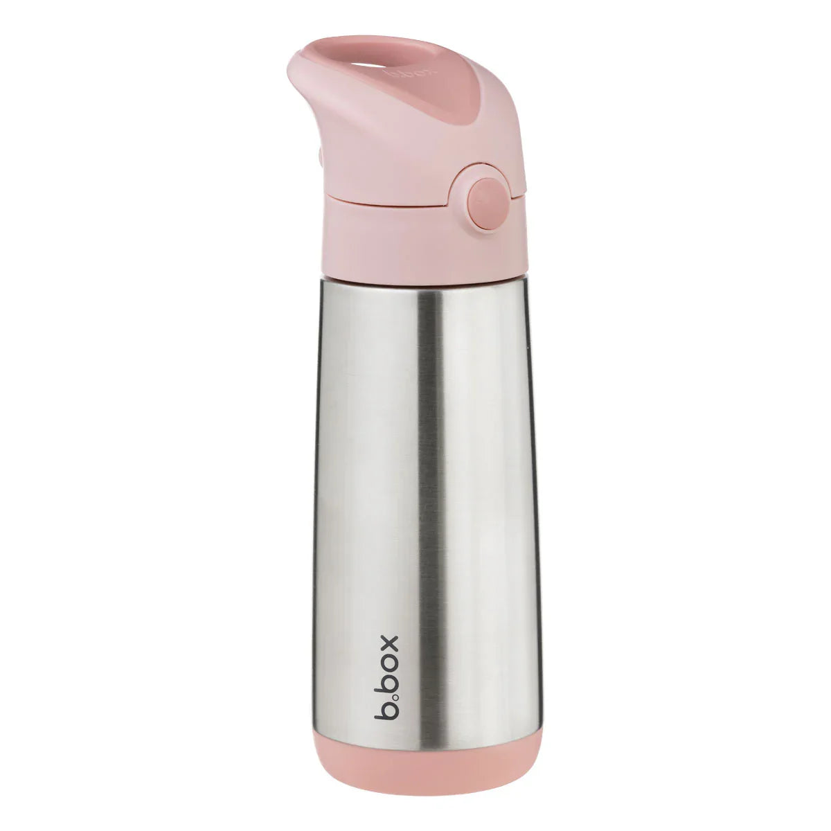 b.box Insulated Stainless Steel Drink Bottle 500ml - Blush Crush | Leakproof & BPA-Free | Perfect for School, Gym & Outdoor Activities