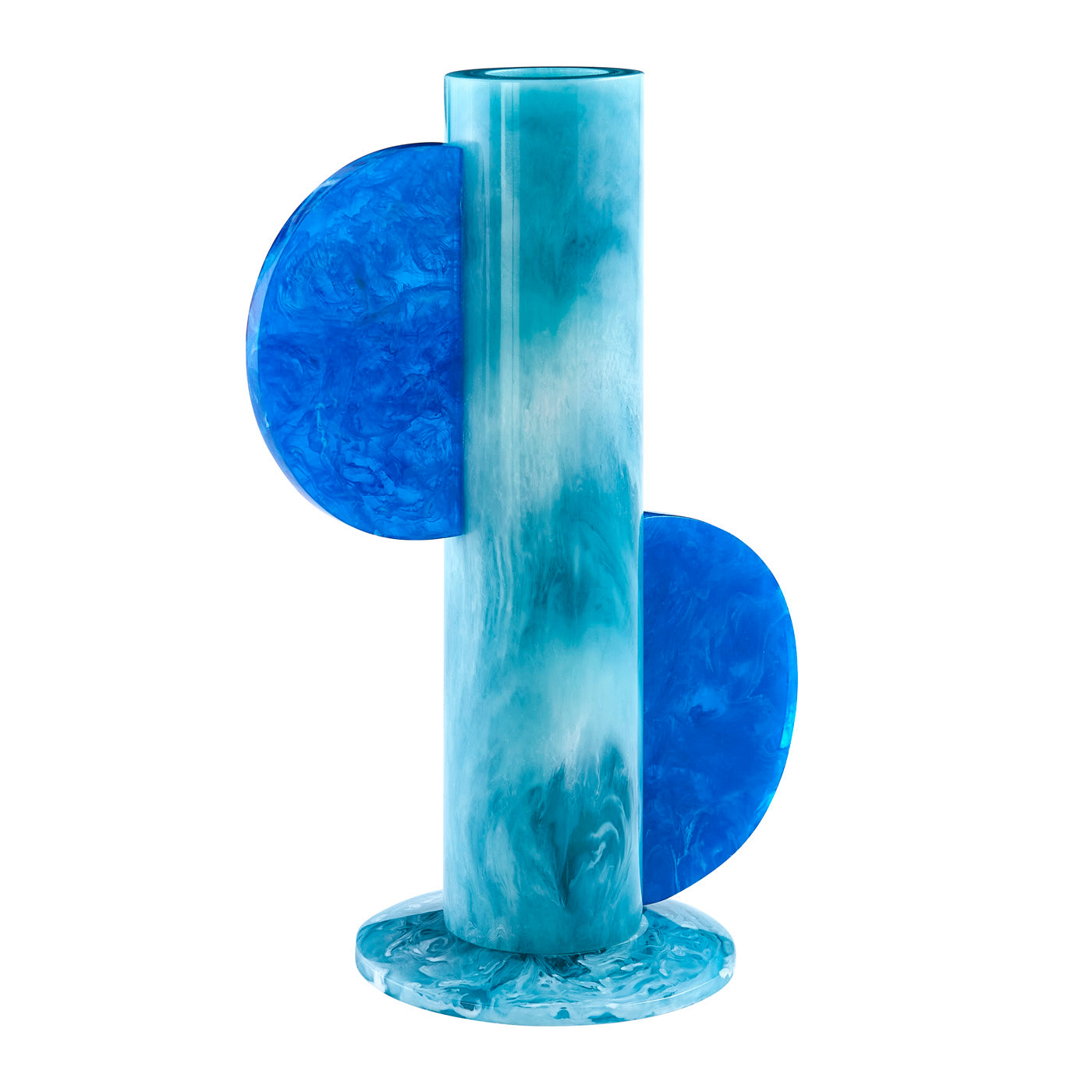 Como Cylinder Vase - Modern Glass Flower Vase for Home Decor, Wedding Centerpieces & Office Tabletop Arrangements