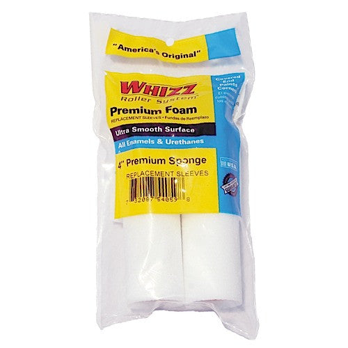 WHIZZ 4 Concave Ends Roller Wheels (2-Pack) - 54059 - Smooth Rolling for Furniture, Cabinets, and Industrial Equipment