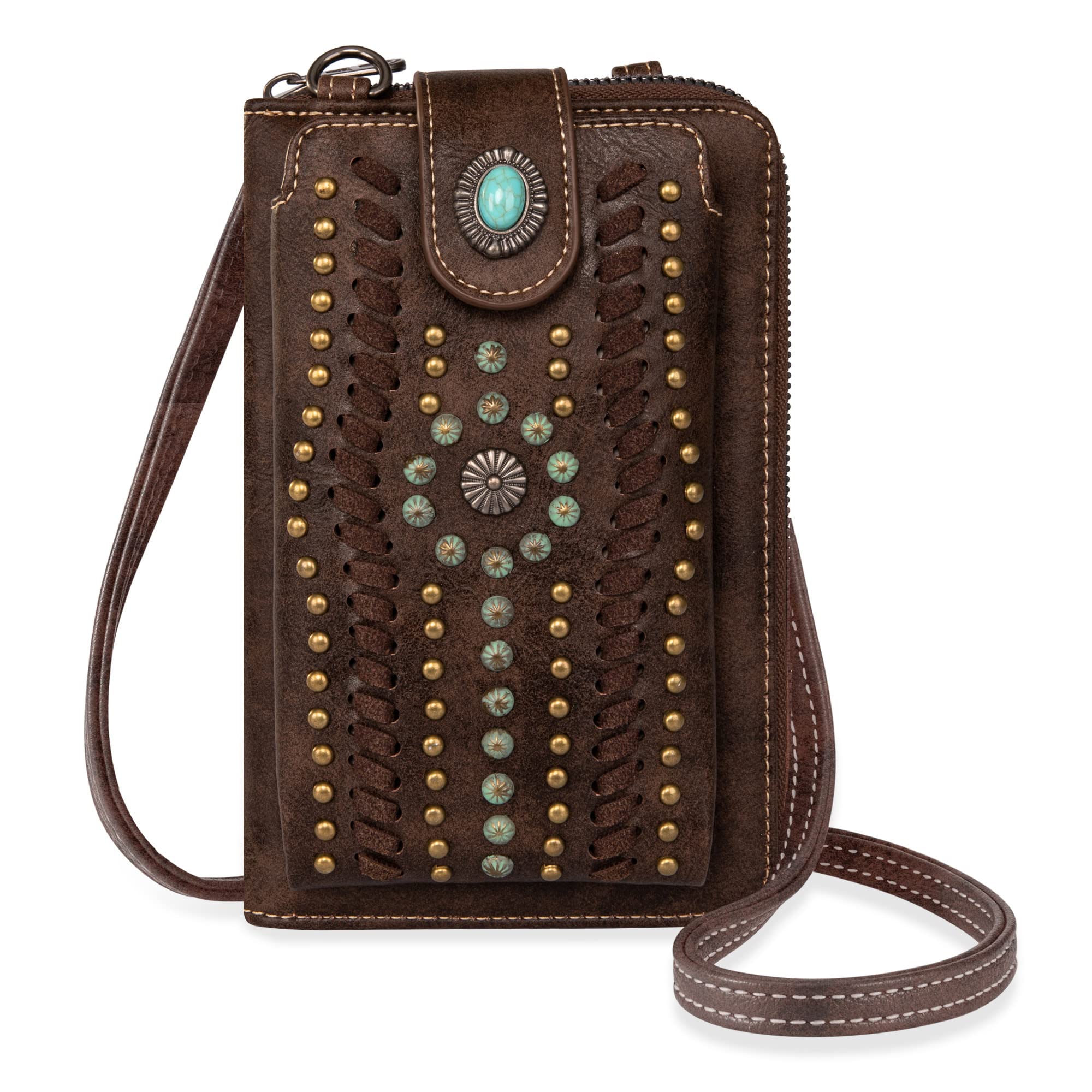 Montana West Small Crossbody Purse for Women - Western Style Phone Bag with Strap | Wallet & Handbag | Perfect for Daily Use, Travel, and Outdoor Activities