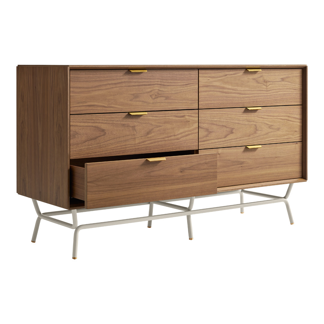 Blu Dot Dang Dresser - Modern 6-Drawer Wooden Chest for Bedroom & Nursery Storage | Stylish Furniture for Home Organization
